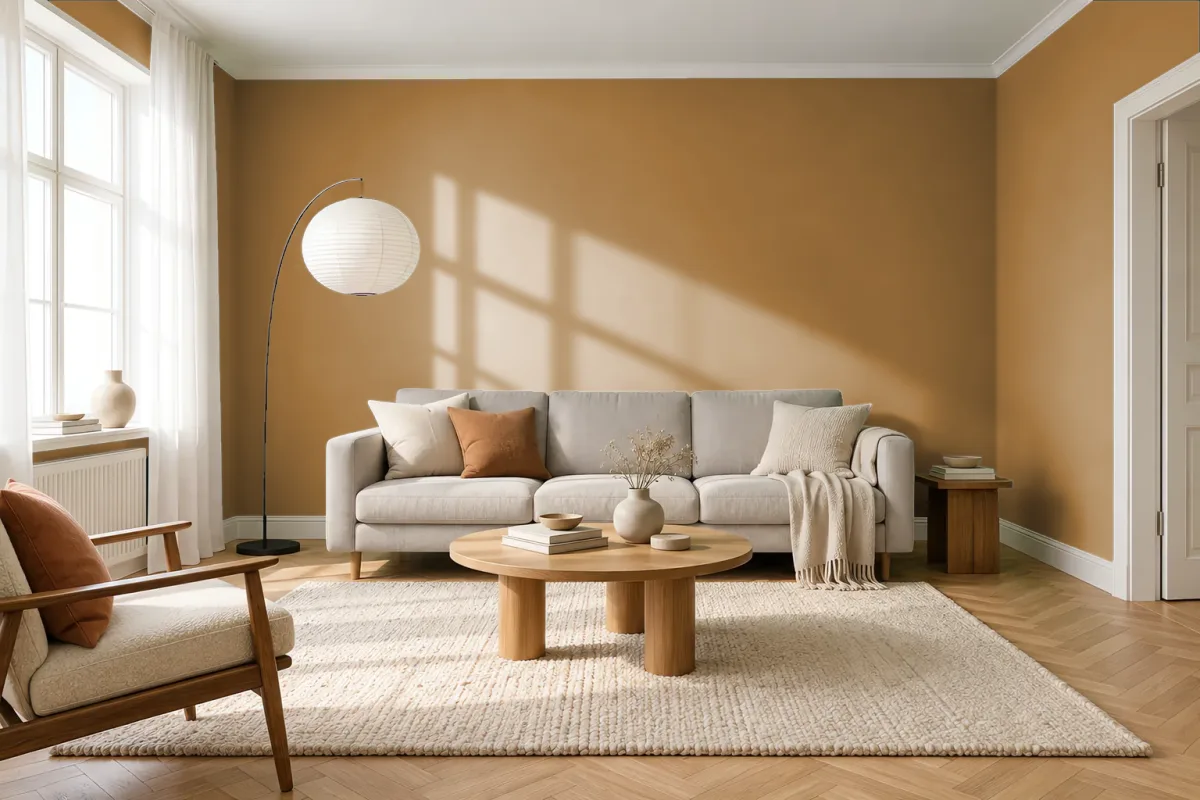 Краска Tikkurila TVT M395 — гостиная в скандинавском стиле