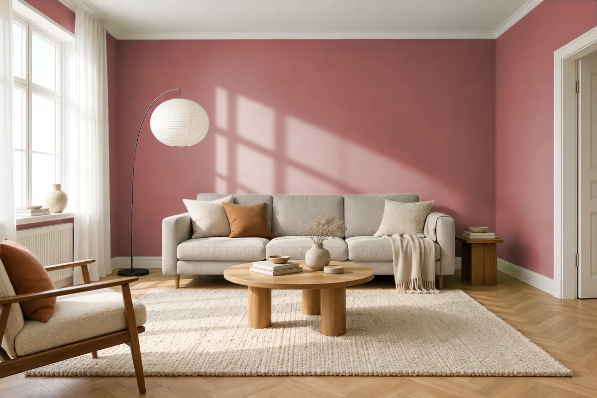 Краска Tikkurila TVT K417 — гостиная в скандинавском стиле