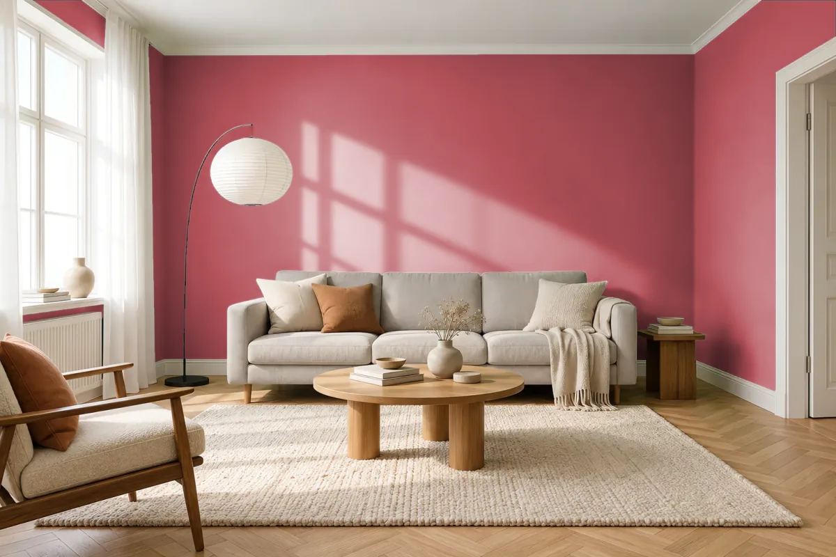 Краска Tikkurila TVT L332 — гостиная в скандинавском стиле