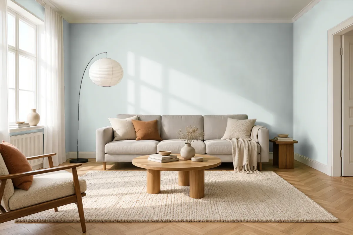 Краска Tikkurila TVT X439 — гостиная в скандинавском стиле