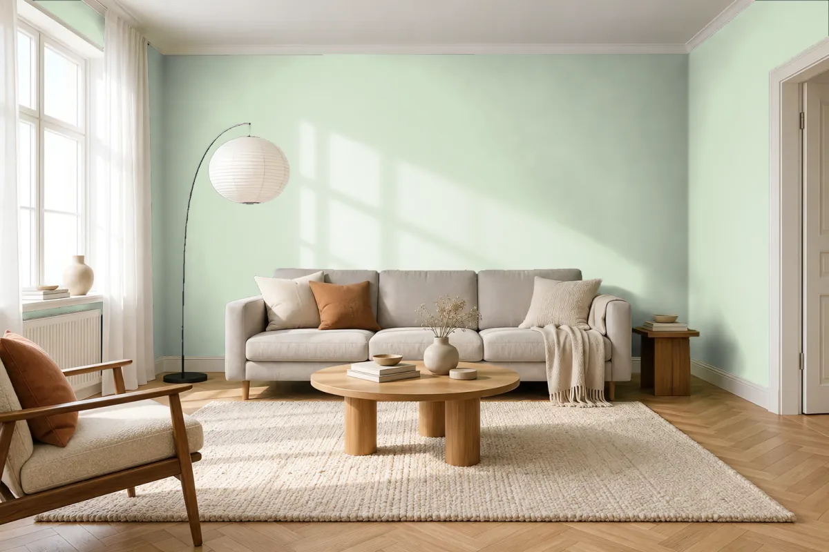 Краска Tikkurila TVT G376 — гостиная в скандинавском стиле