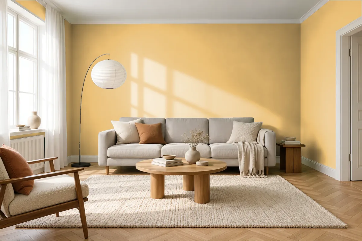 Краска Tikkurila TVT V397 — гостиная в скандинавском стиле