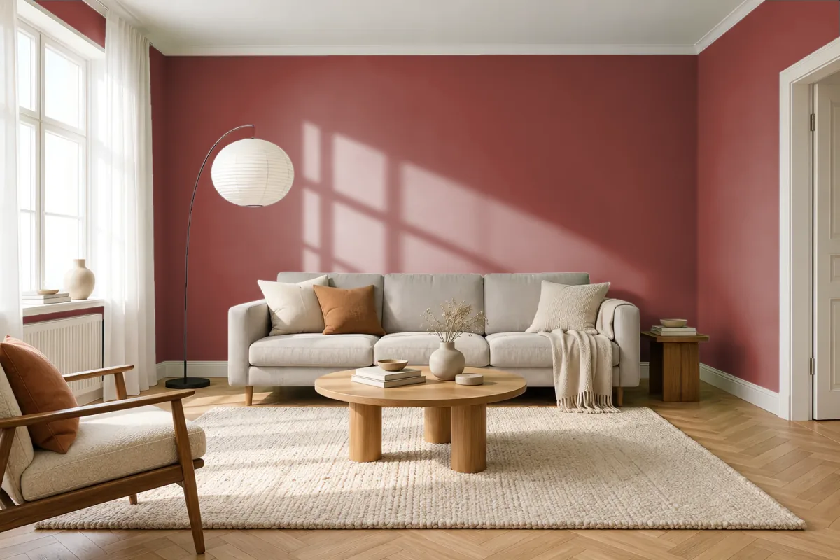 Краска Tikkurila TVT M419 — гостиная в скандинавском стиле