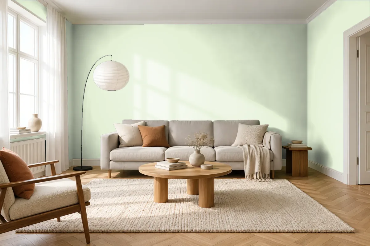 Краска Tikkurila TVT G378 — гостиная в скандинавском стиле