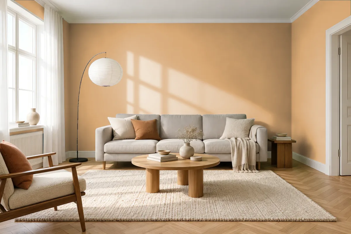 Краска Tikkurila TVT V399 — гостиная в скандинавском стиле