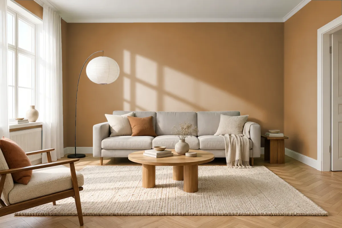 Краска Tikkurila TVT N399 — гостиная в скандинавском стиле
