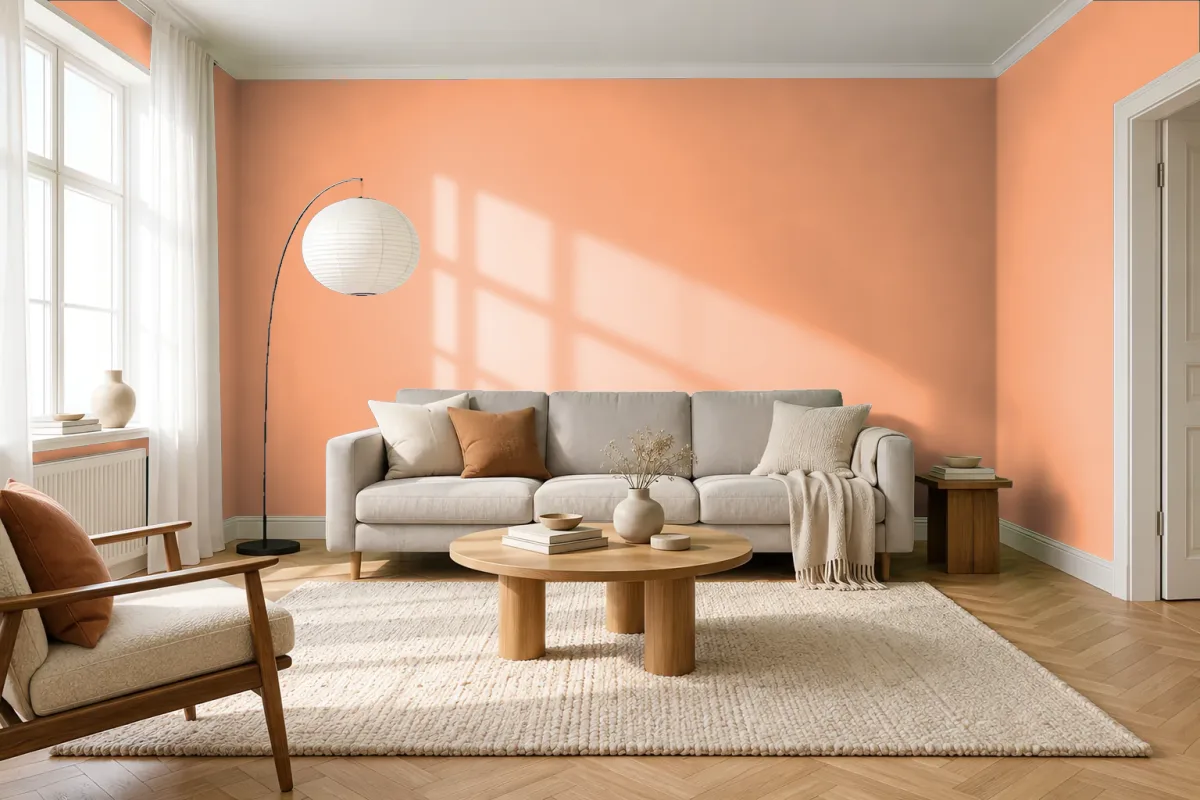 Краска Tikkurila TVT V314 — гостиная в скандинавском стиле