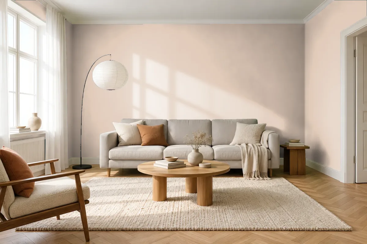 Краска Tikkurila TVT H464 — гостиная в скандинавском стиле