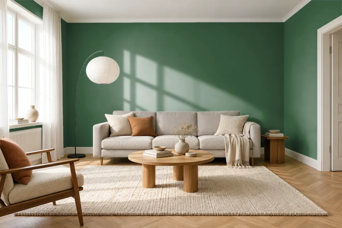 Краска Tikkurila TVT M378 — гостиная в скандинавском стиле