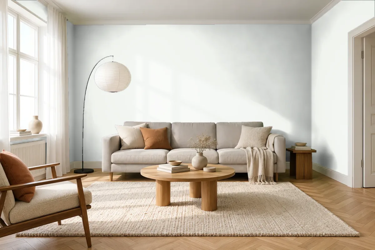 Краска Tikkurila TVT F443 — гостиная в скандинавском стиле