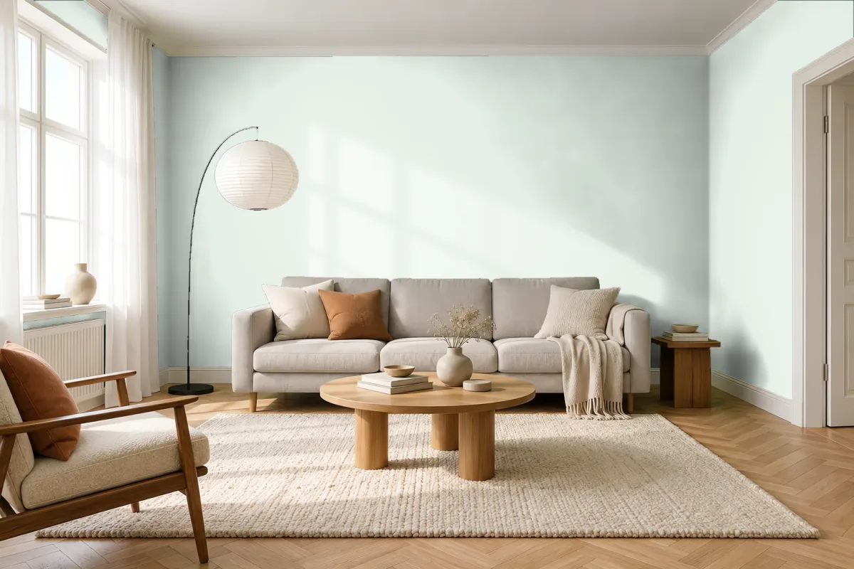 Краска Tikkurila TVT G443 — гостиная в скандинавском стиле