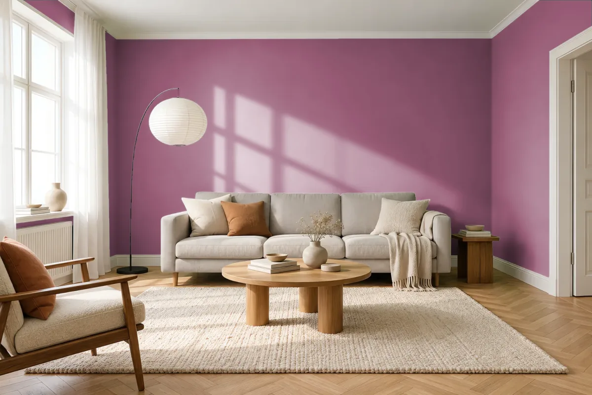 Краска Tikkurila TVT N337 — гостиная в скандинавском стиле