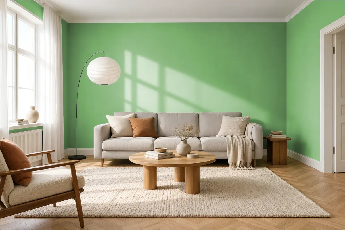 Краска Tikkurila TVT V380 — гостиная в скандинавском стиле