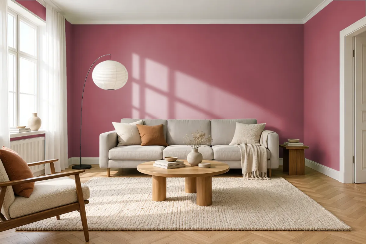 Краска Tikkurila TVT L423 — гостиная в скандинавском стиле