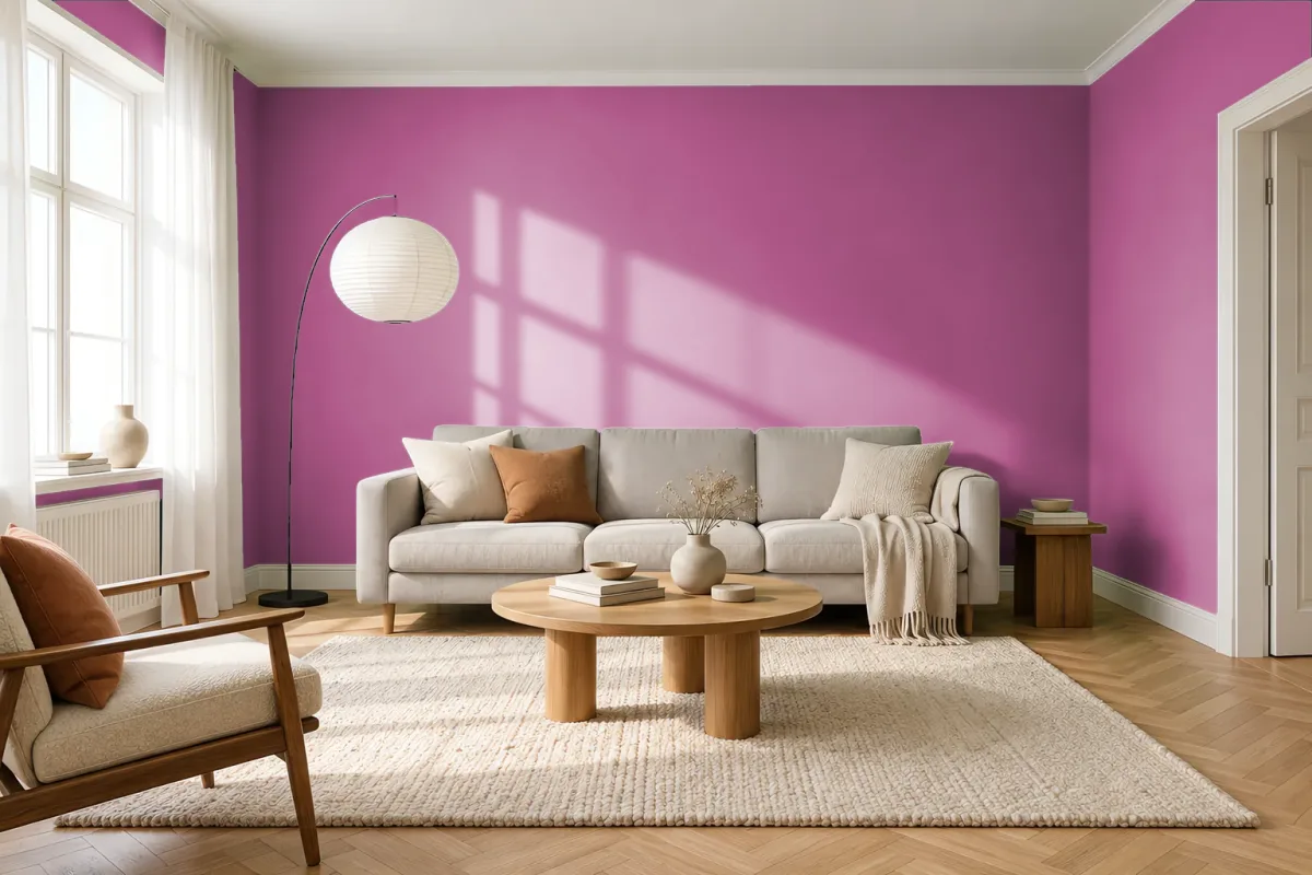 Краска Tikkurila TVT L338 — гостиная в скандинавском стиле
