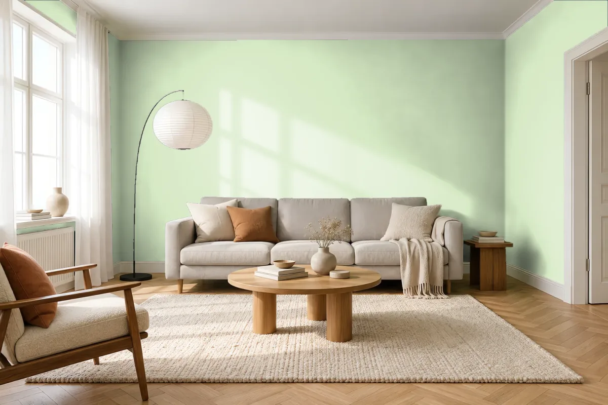 Краска Tikkurila TVT G381 — гостиная в скандинавском стиле