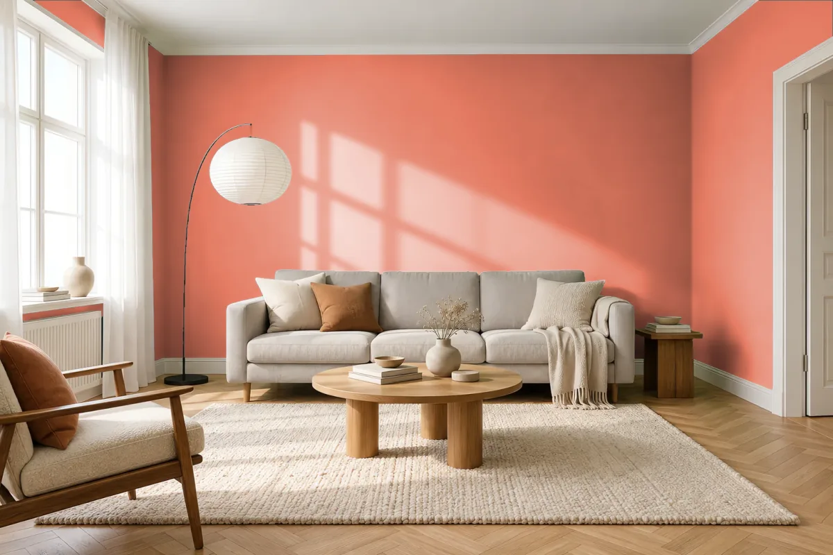 Краска Tikkurila TVT L317 — гостиная в скандинавском стиле