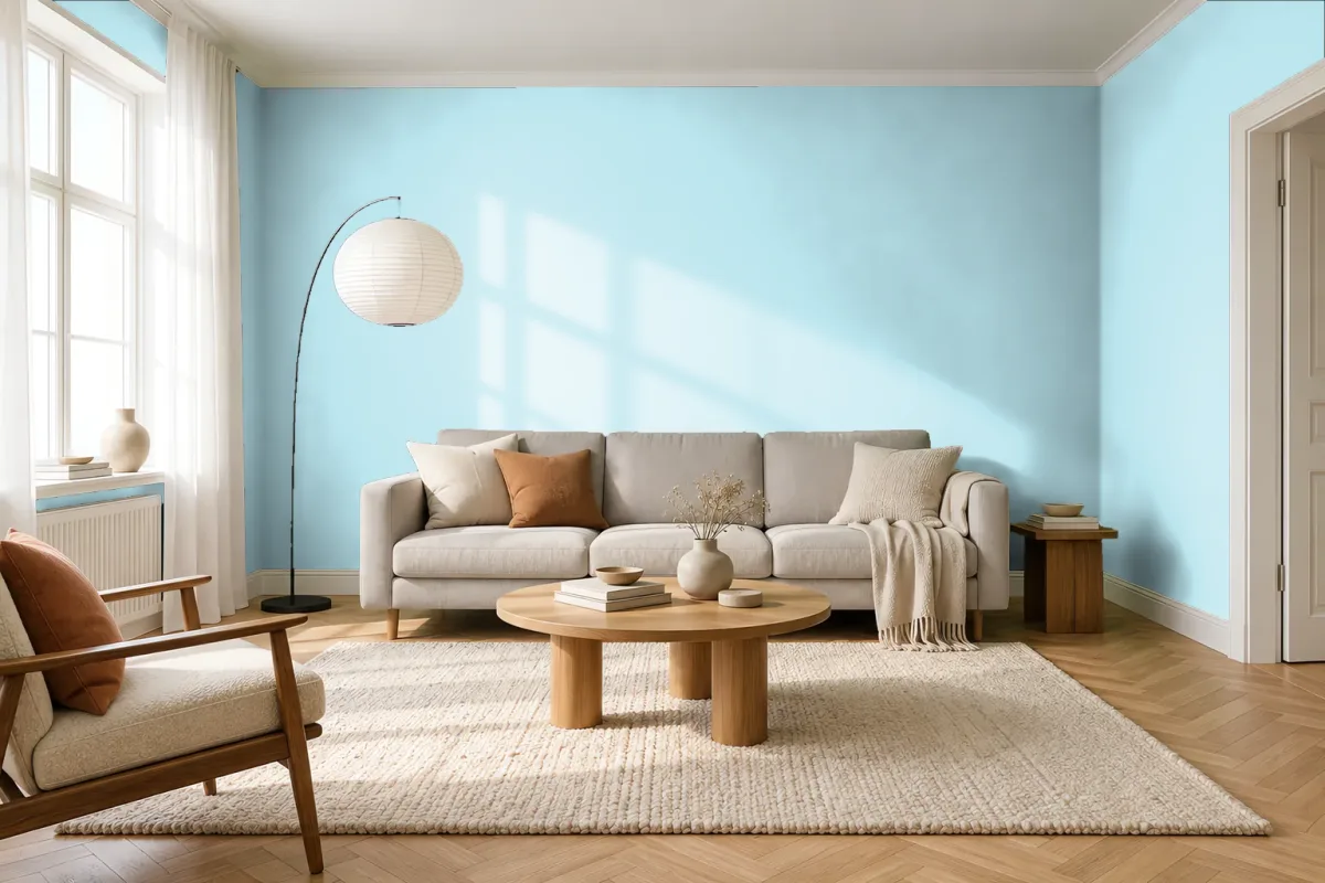Краска Tikkurila TVT G360 — гостиная в скандинавском стиле
