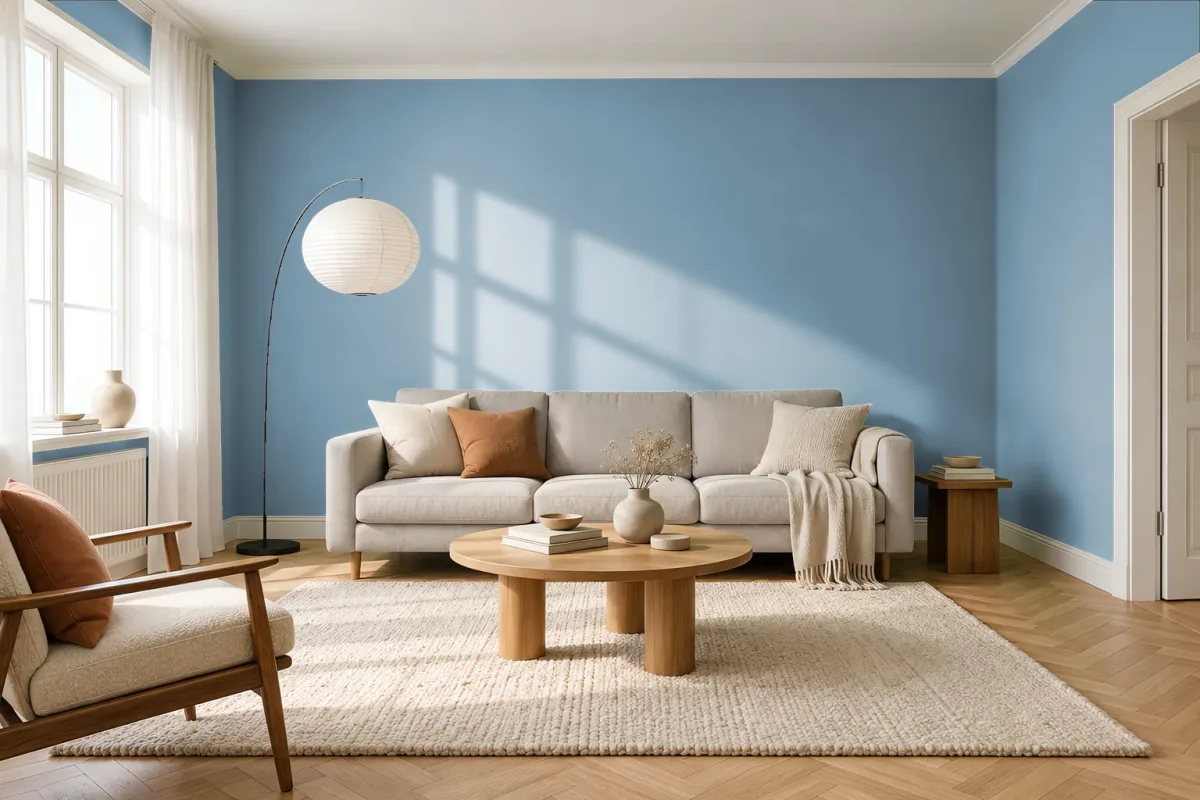 Краска Nuance NC48-1151 — гостиная в скандинавском стиле