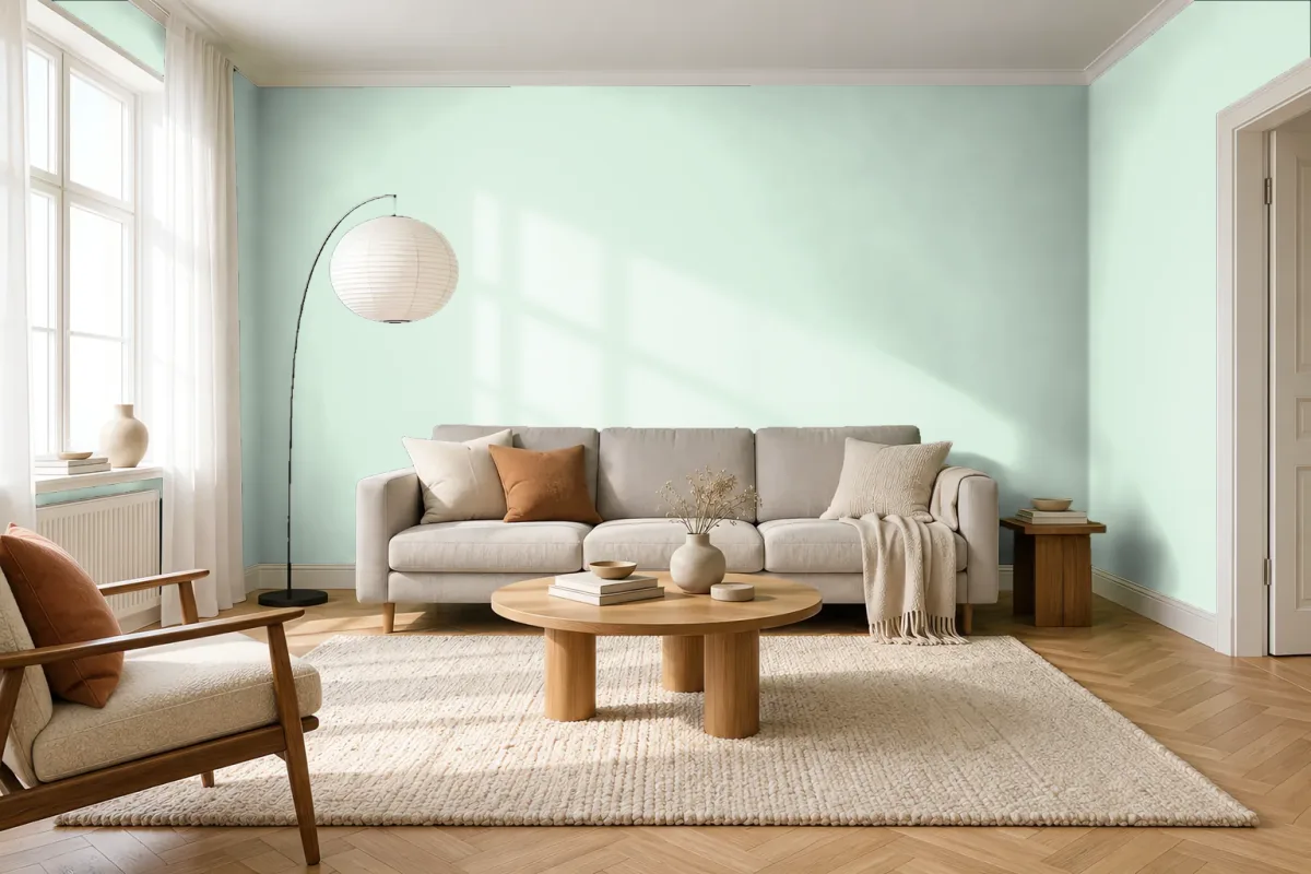 Краска Swiss Lake SL-2321 Lime Cocktail — гостиная в скандинавском стиле