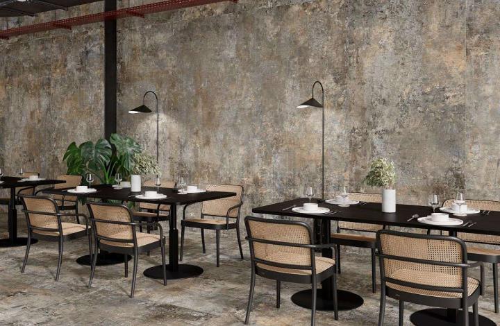 Матовый Керамогранит Alaplana Brera Oxyd 60x120 в интерьере