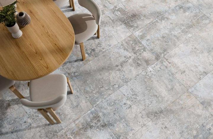 Матовый Керамогранит Alaplana Brera Grey 60x120 в интерьере
