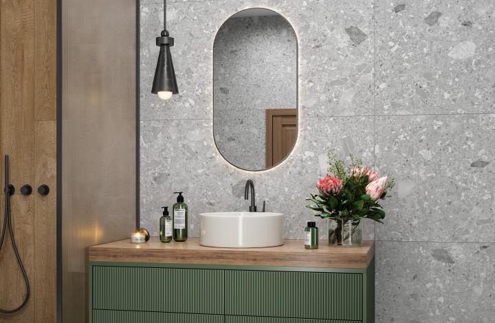 Alma Ceramica Керамогранит GFU60120HOL70R Holly матовый 600х1200x8.5 в интерьере