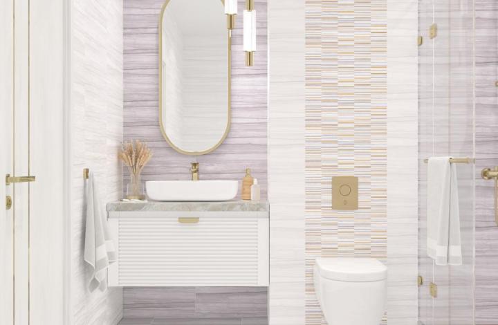 Лаппатированный Alma Ceramica Керамогранит GFU04PSA40L Persa 600х600*9 в интерьере