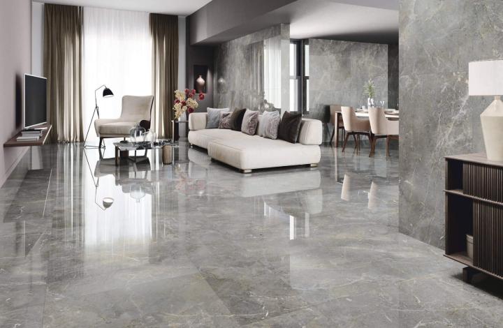 APE Керамогранит Augustus Grey Natural rect 60х120 матовый универсальный в интерьере
