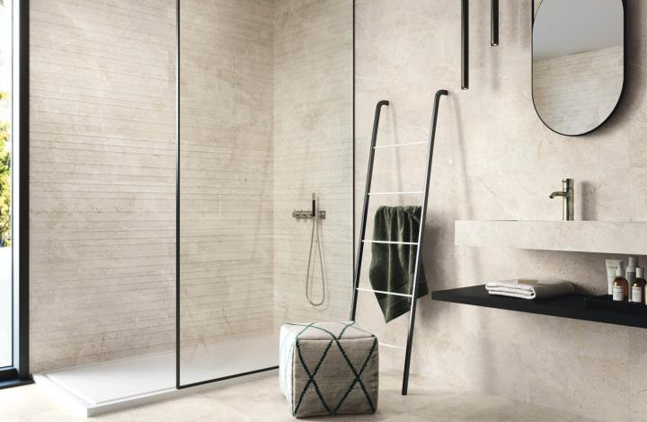 APE Керамогранит Augustus Cream Natural rect 60x120 матовый универсальный в интерьере