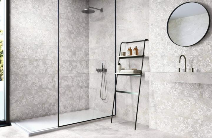 APE Керамогранит Augustus Pearl Natural rect 60x120 матовый универсальный в интерьере