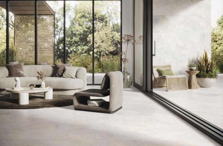 APE Керамогранит Augustus Pearl Natural rect 60x120 матовый универсальный в интерьере