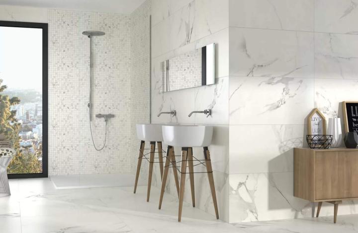 Матовый APE Mandalay White Rect. 60x60 в интерьере