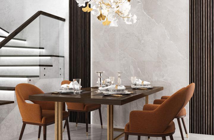 Delacora Керамогранит D60257М Karakum Light матовый 600х600x9.5 в интерьере