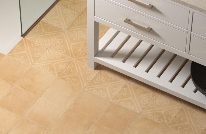 Матовый Equipe Керамогранит 31845 Ares Natural 20х20 в интерьере
