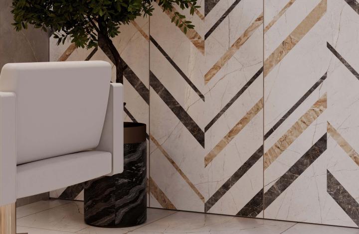 Матовый Estima Керамогранит IM00 Improve White Неполированный Рект. 60х120x10 в интерьере