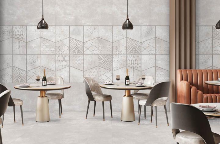 Granoland Керамогранит Vintage Ceniza Arte 60x120 /LandDecor матовый в интерьере