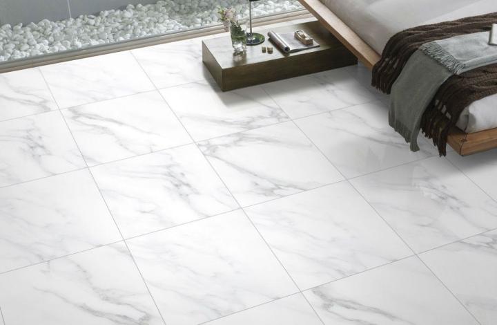 Italica Керамогранит 60х60 Bianco Spider Polished полированный в интерьере