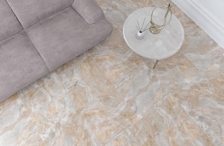 Матовый Laparet Jasper Керамогранит серый JS 0022  60х60 в интерьере