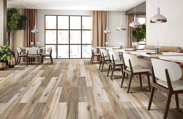 Матовый Laparet Swiss Olive Blend Серый 120х19,5 в интерьере