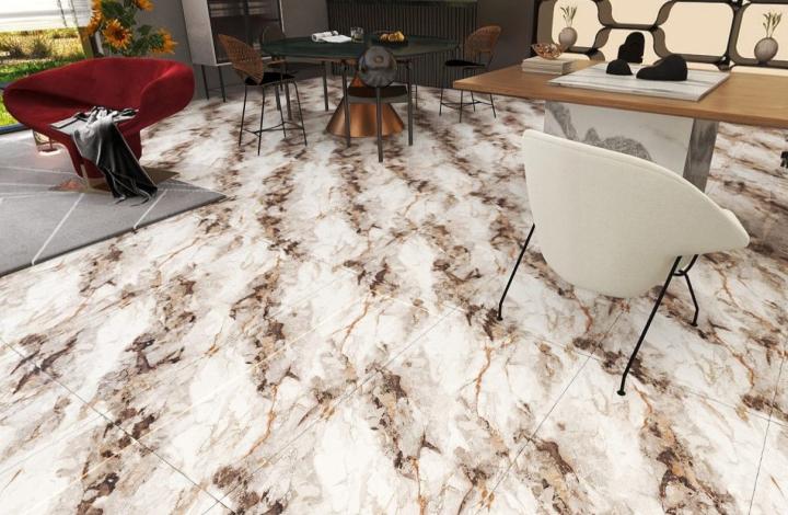 Полированный Marble Mosaic Керамогранит Bendigo Pol 60х120 в интерьере