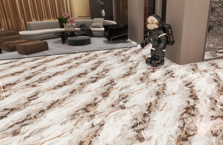 Полированный Marble Mosaic Керамогранит Bendigo Pol 60х120 в интерьере