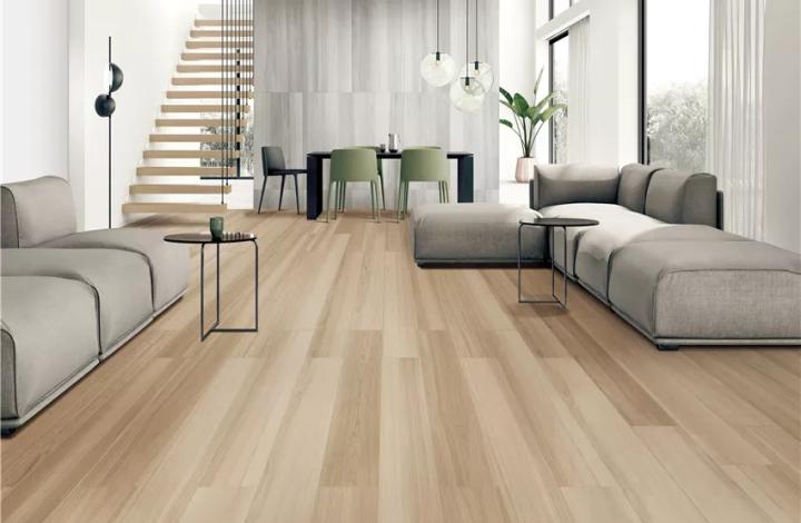 Матовый Marble Mosaic Керамогранит Cappuccino 20х120 в интерьере