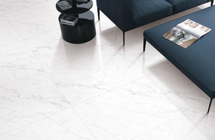 Матовый Marble Mosaic Керамогранит Carrara Bianco Mat 60х120 в интерьере