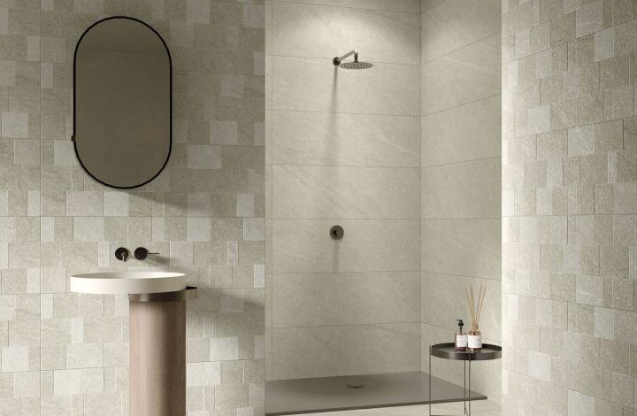 Матовый Керамогранит MGM Ceramiche Limestone Sand 60х120 в интерьере