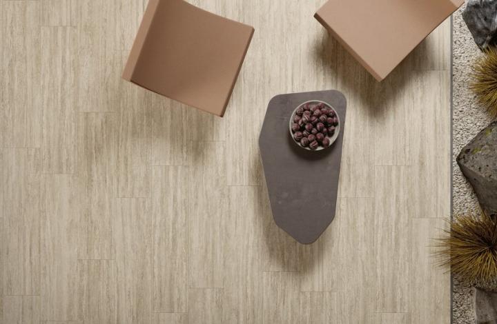 Матовый Керамогранит Pastorelli Ceramiche New Classic Beige Rett. 60х120 в интерьере