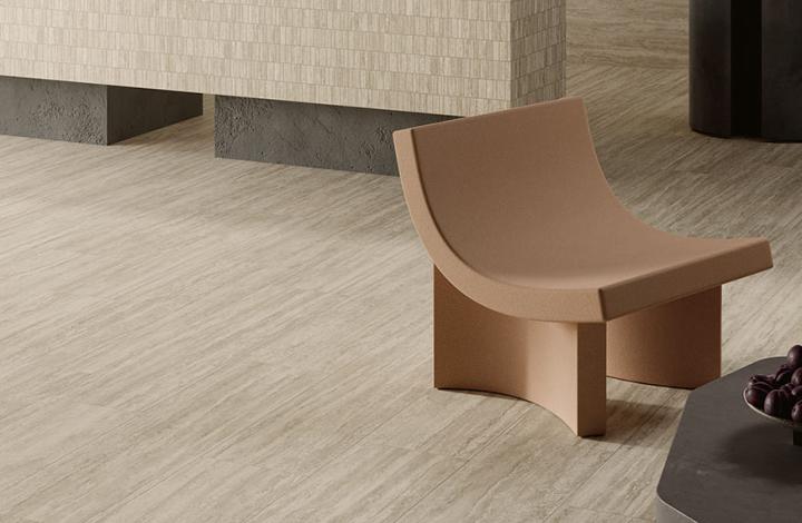 Матовый Керамогранит Pastorelli Ceramiche New Classic Beige Rett. 60х120 в интерьере