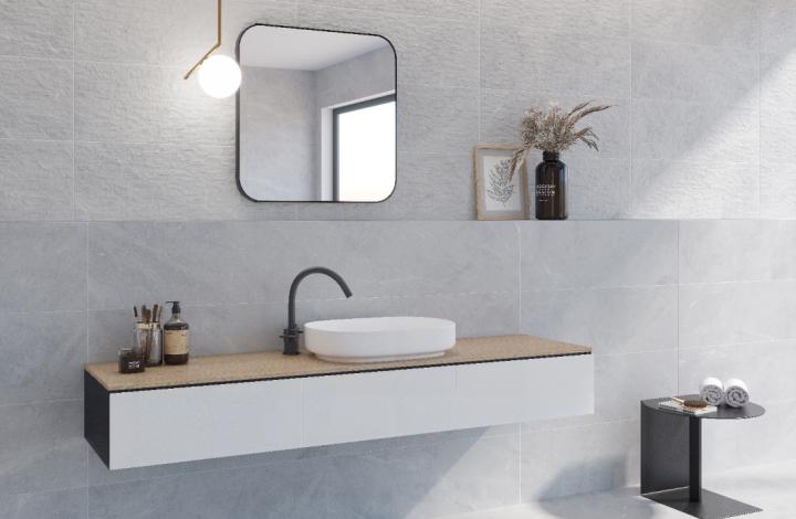 Матовый Prissmacer Керамогранит Isea Pearl 60х120 в интерьере