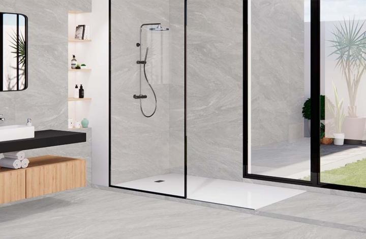 Матовый Prissmacer Керамогранит Teide Silver 60х120 в интерьере