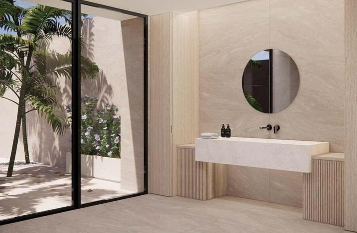 Матовый Prissmacer Керамогранит Teide Noce 60х120 в интерьере